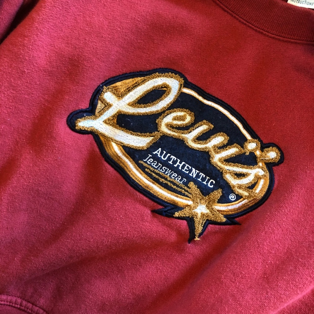 Vintage Cropped Levi’s crewneck sweatshirt